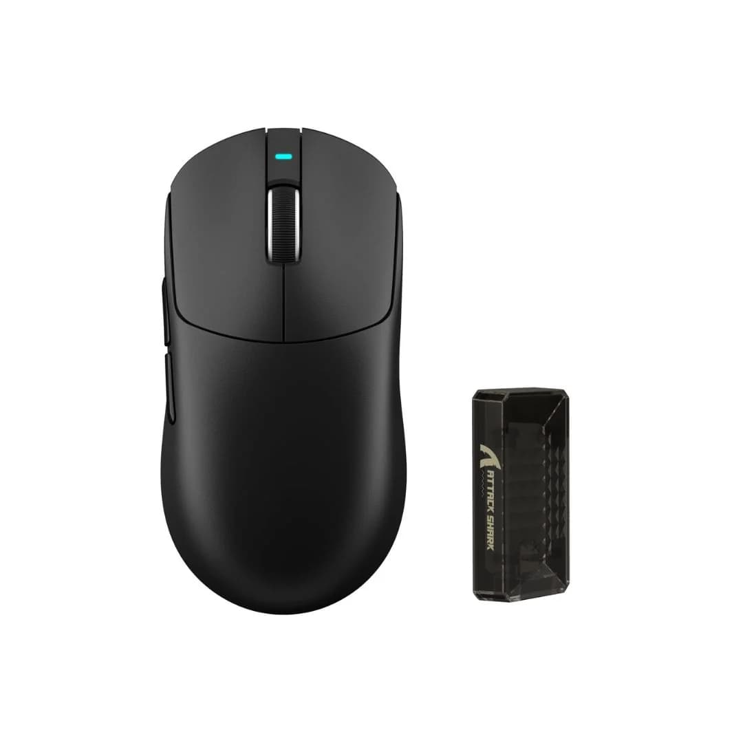 ATTACK SHARK X8 Plus Wireless Gaming Mouse - Black — thumbnail 2 of 3
