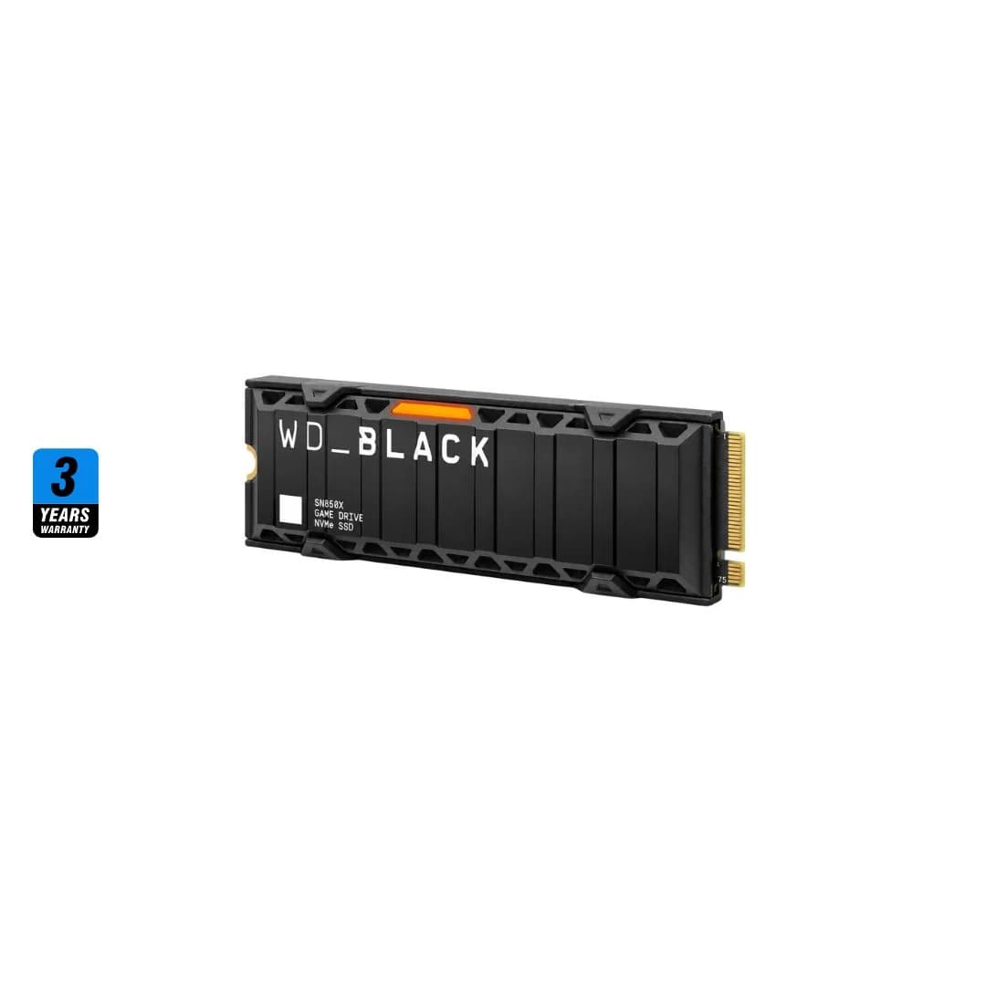 WD BLACK SN850X 1TB with Heatsink , 7300MB/s M.2 NVME , PCIe 4.0 — thumbnail 5 of 6