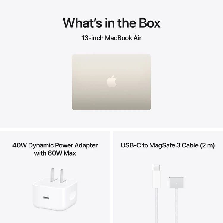 Apple 13" MacBook Air M5 - 10-Core CPU - 16GB RAM - 1TB SSD - 10-Core GPU  - Arabic (Starlight) — thumbnail 6 of 8