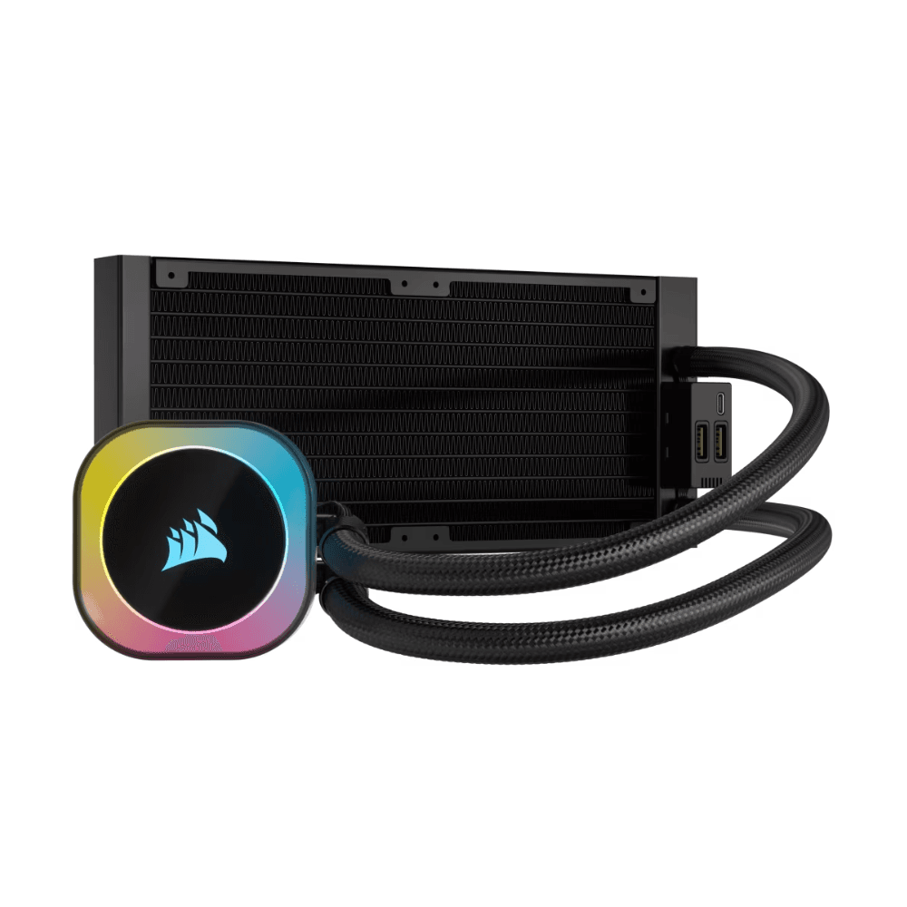 CORSAIR FAN COOLING LIQUID iCUE LINK H100i 240mm RGB BLACK — thumbnail 5 of 5