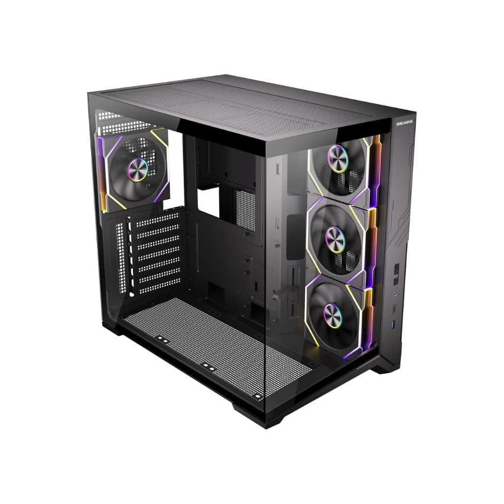 ESGAMING Zero Max - ATX PC Case - Black