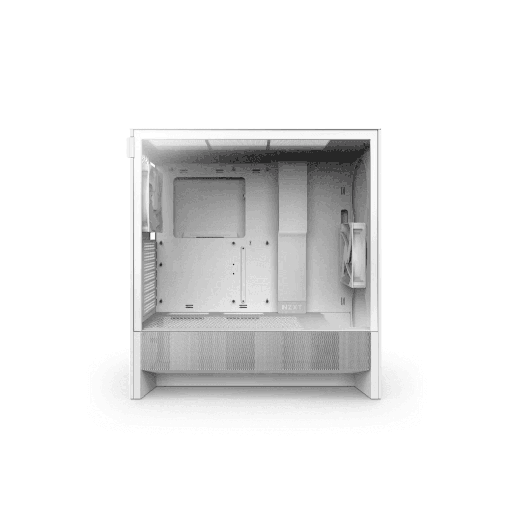 NZXT H5 FLOW RGB EDITION ATX MID TOWER  CASE 2024-White — thumbnail 2 of 5
