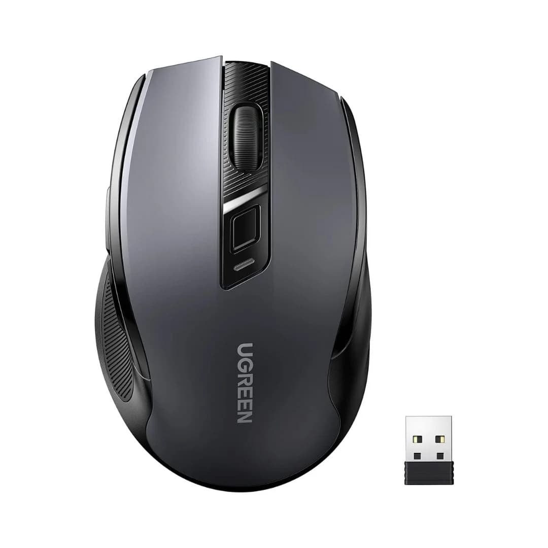 UGREEN MU006 Ergonomic Bluetooth Optical Wireless Mouse - Black