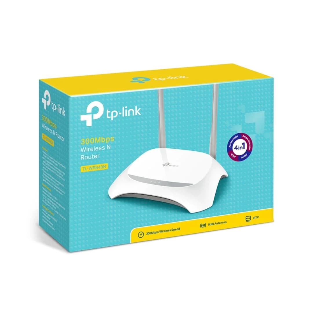 TP-Link Archer TL-WR840N Wi-Fi 4 Router — thumbnail 4 of 4
