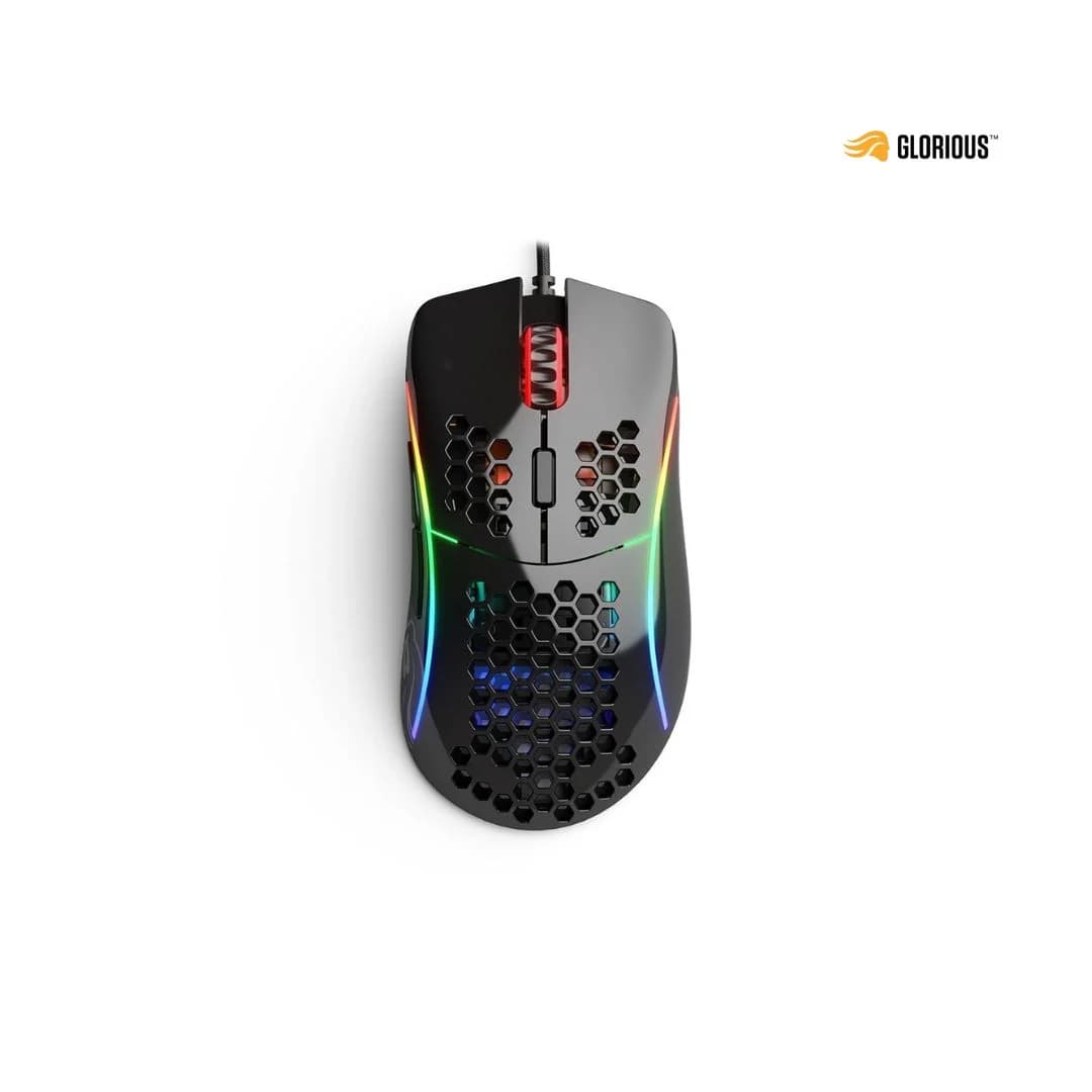 Glorious Gaming Model D Wired Gaming Mouse - Glossy Black — thumbnail 2 of 4