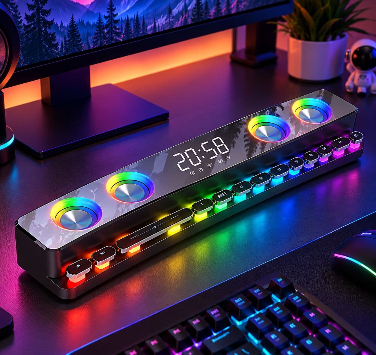 SOAIY SH39 Smart RGB Sound bar 