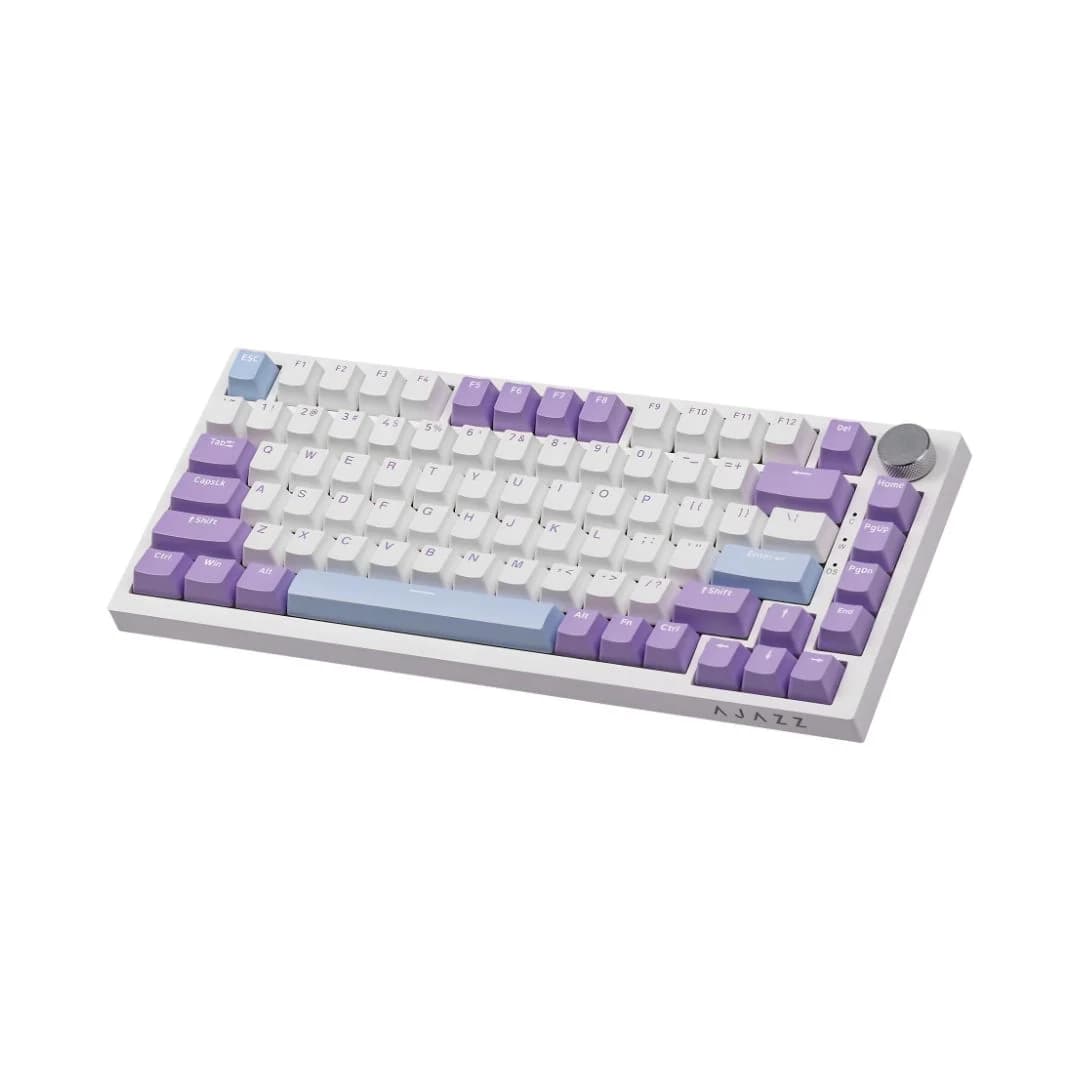 AJAZZ AK820 - Mechanical Keyboard, Sea Salt Switch, Blue/White/Purple — thumbnail 3 of 3