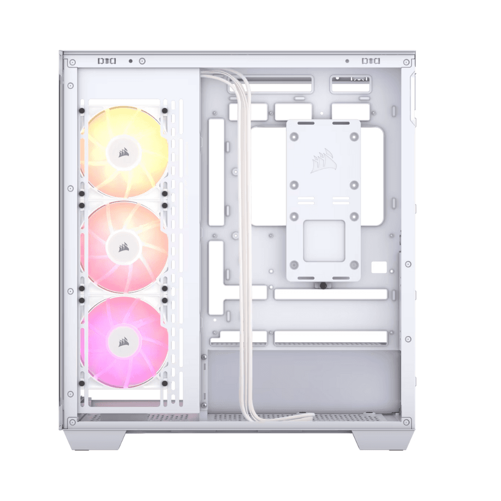 CORSAIR 3500X ICUE LINK RGB TEMPERED GLASS MT CASE  WHITE — thumbnail 4 of 6