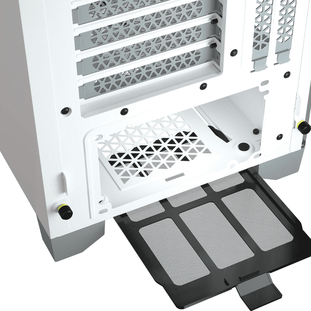 CORSAIR ICUE 4000X RGB TEMPERED GLASS MID-TOWER CASE WHITE — thumbnail 5 of 6