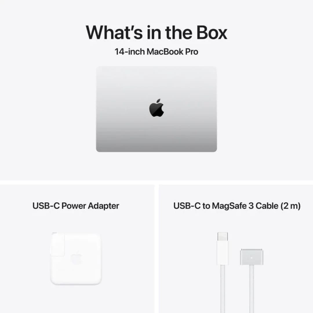Apple Macbook Pro, GPU (10 Core), M5 Pro (10 Core), RAM 16GB, SSD 1TB, 14 (3024 x 1964) Liquid Retina XDR, Silver — thumbnail 4 of 5
