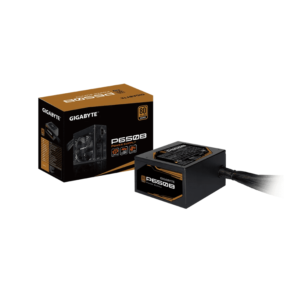 GIGABYTE P650B 650W 80+PLUS BRONZE BLACK Power Supply