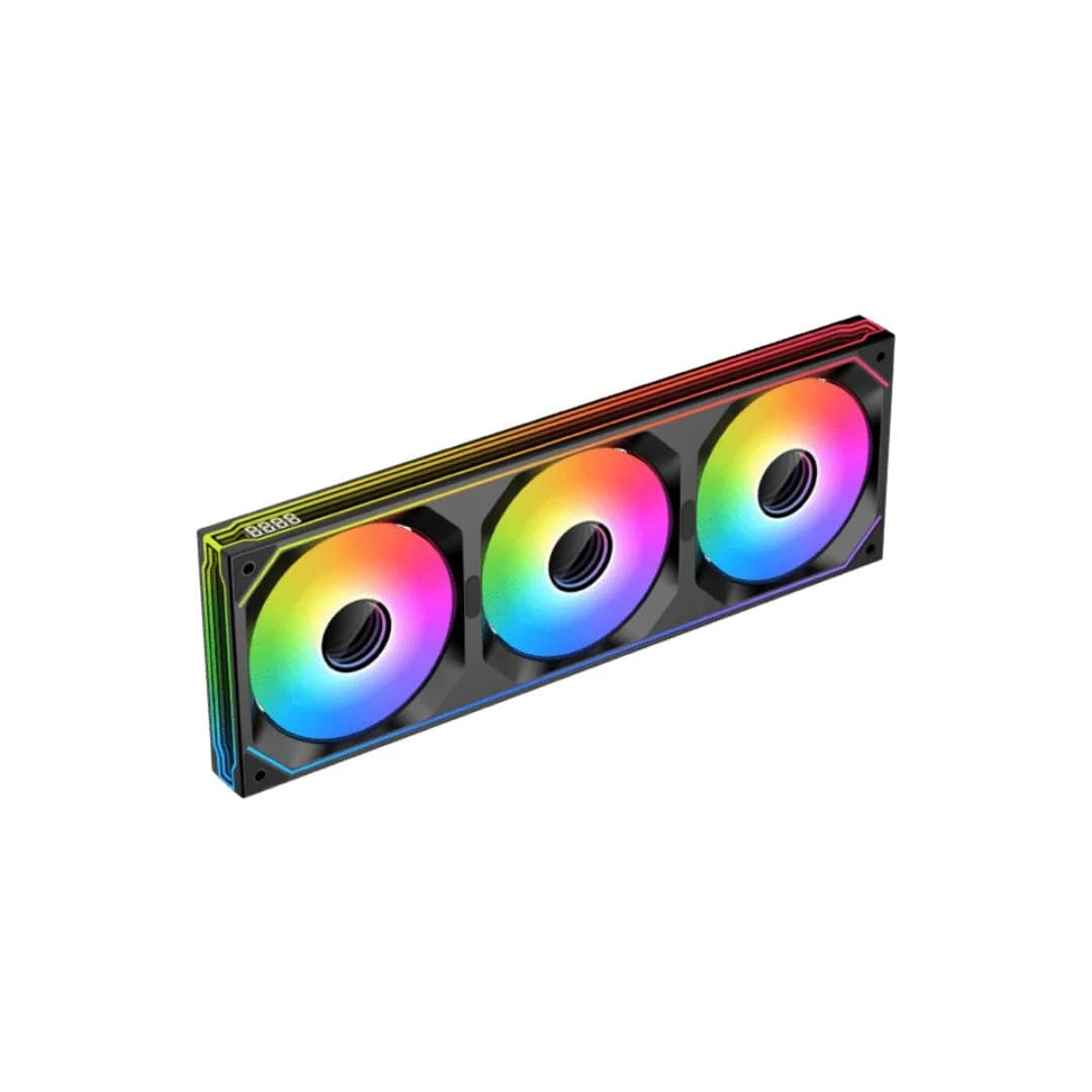 XIGMATEK INFINITY SF360 Digital 120mm 3-Fan Pack - Black — thumbnail 3 of 5