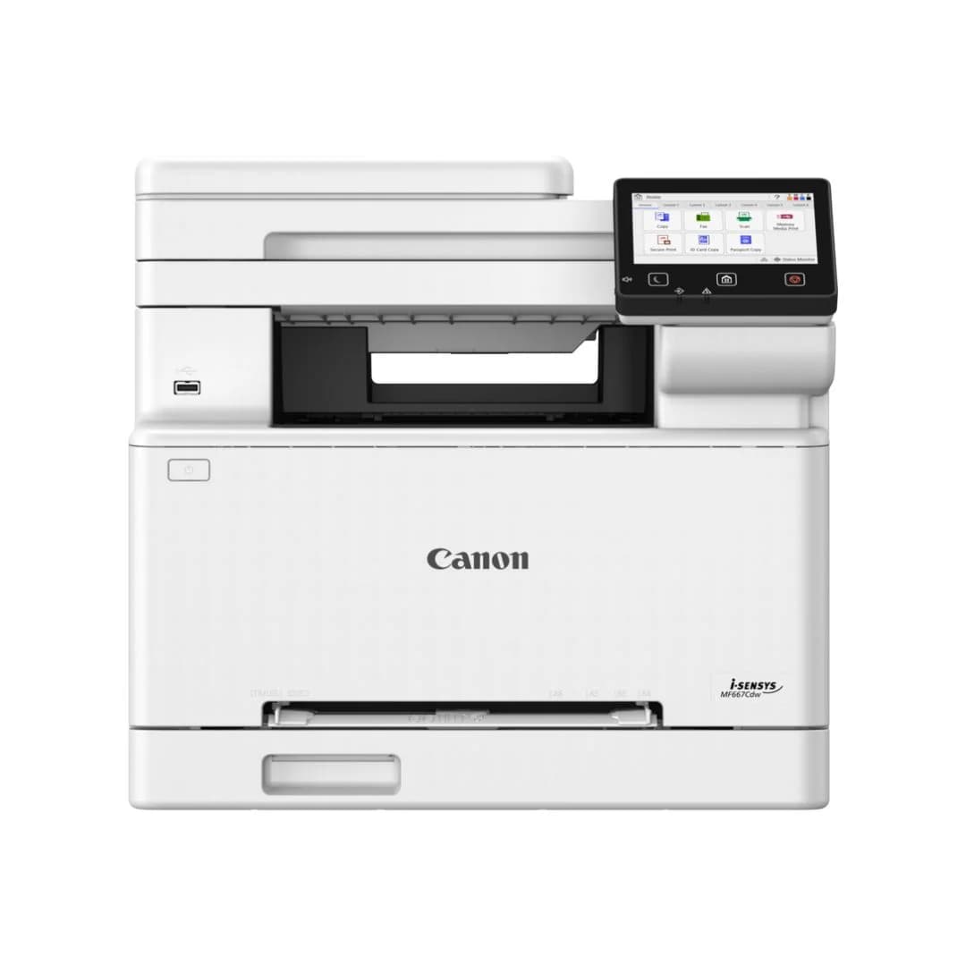 Canon i-SENSYS MF667Cdw Wi-Fi, Colour All-in-1 Laser Printer (Print, Copy, Scan)
