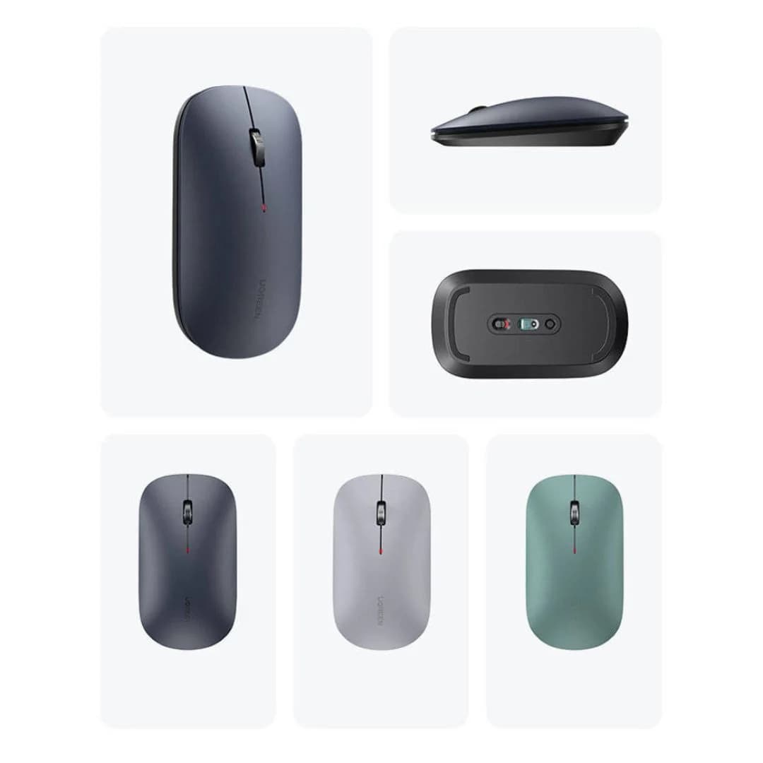 UGREEN MU001 USB Optical Wireless Mouse - Green — thumbnail 4 of 4