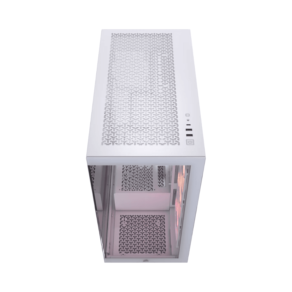 CORSAIR 3500X ICUE LINK RGB TEMPERED GLASS MT CASE  WHITE — thumbnail 5 of 6