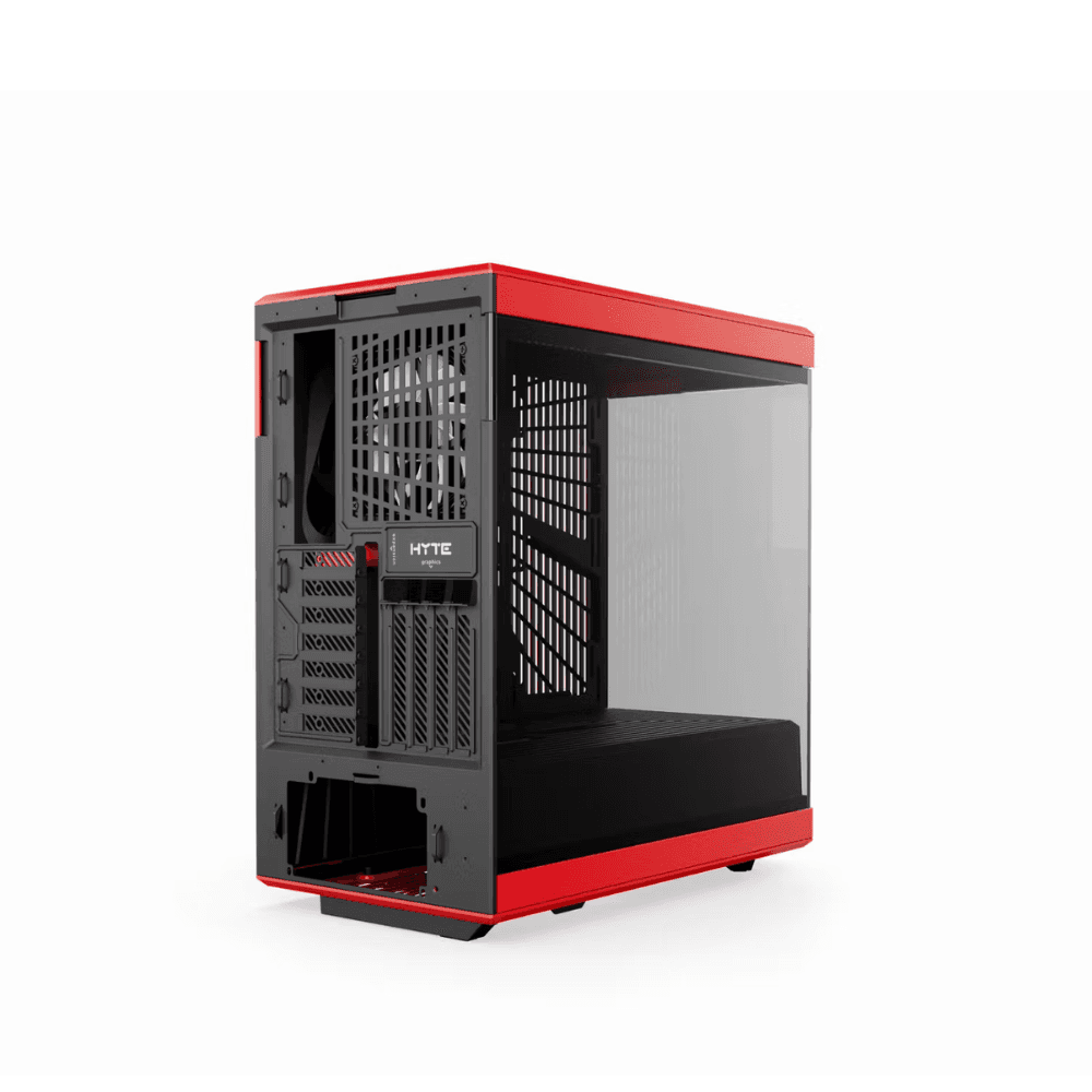 HYTE Y40 ATX MID TOWER CASE – RED — thumbnail 5 of 6