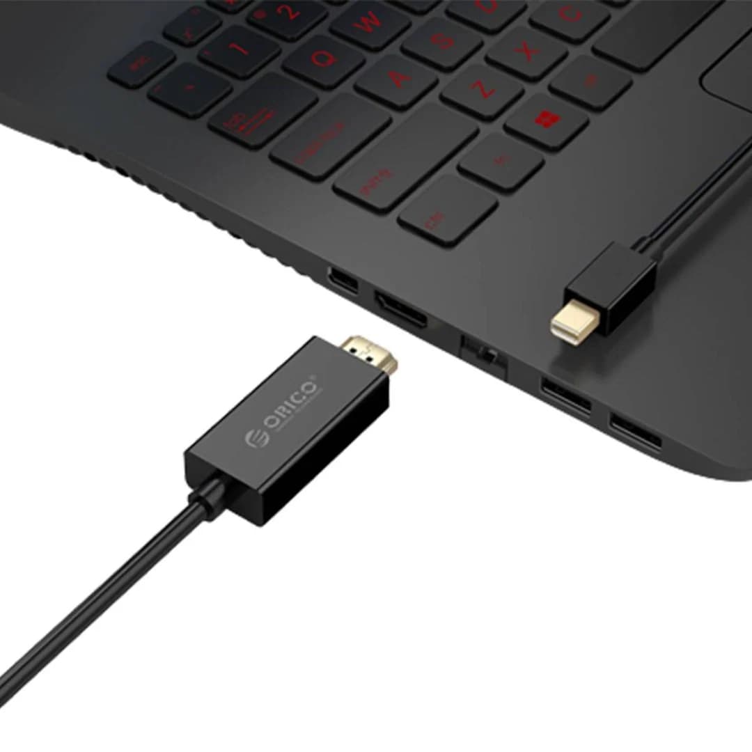 ORICO Mini DP to HDMI HD Adapter Cable - XD-MDTH4-30-BK — thumbnail 3 of 3