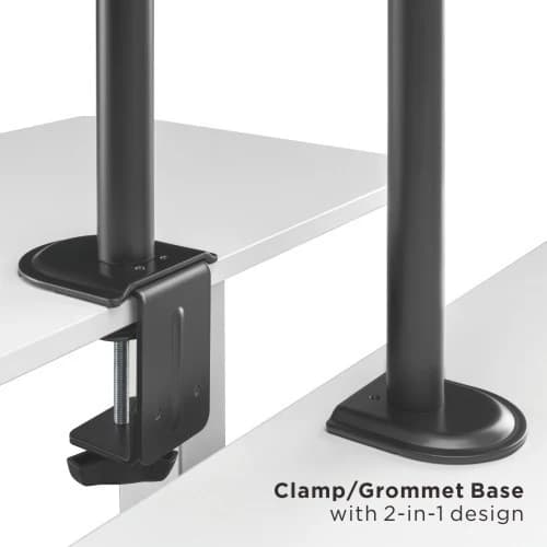 Avetron MA401 Steel Articulating Monitor Arm with Laptop Tray – Supports 17″–32″, 9 kg Load, Full Motion — thumbnail 3 of 5