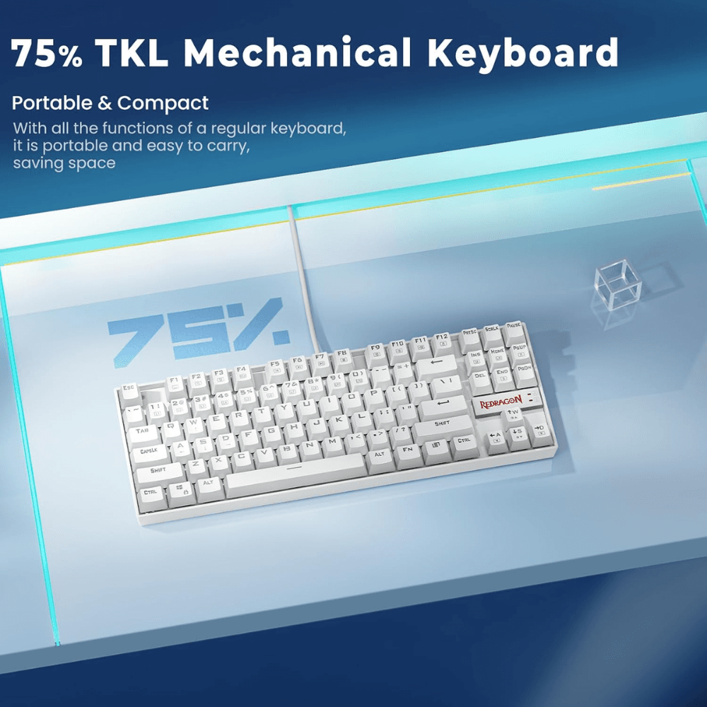 REDRAGON KUMARA K552 White Mechanical Gaming Keyboard — thumbnail 6 of 8