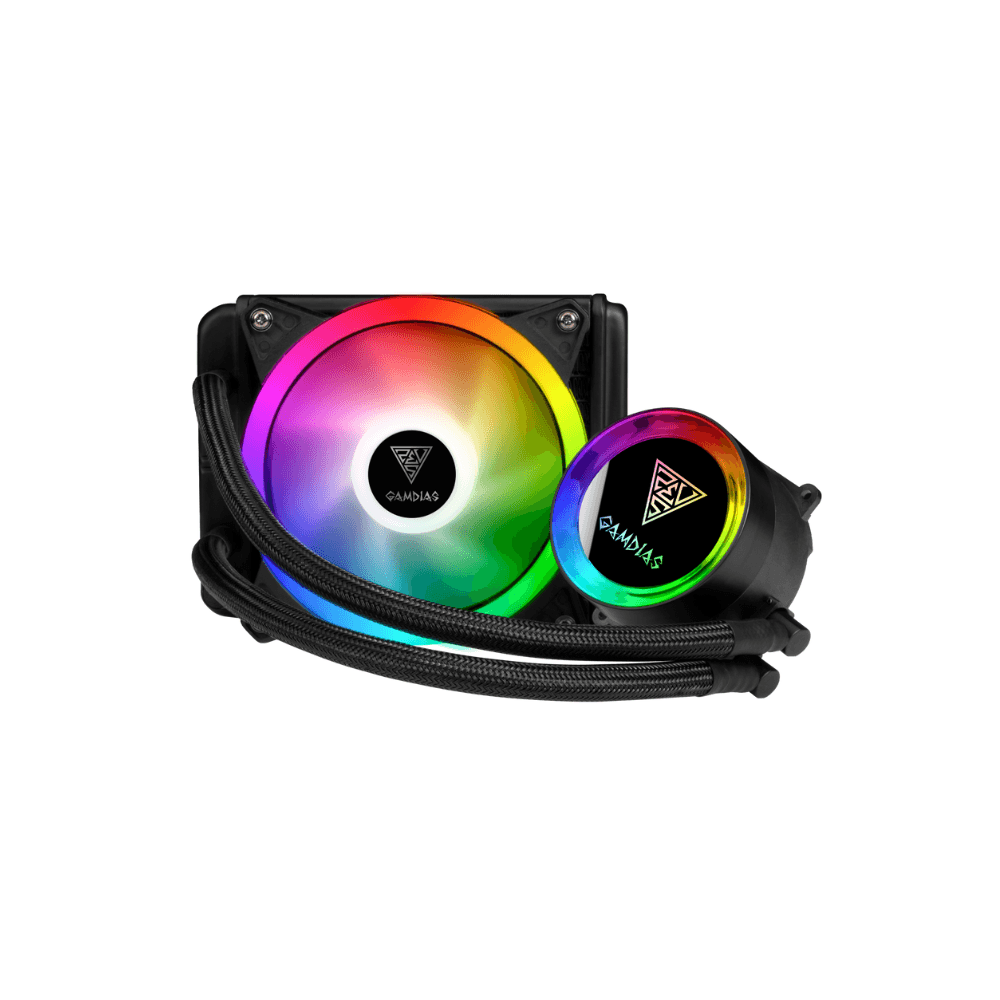 GAMDIAS FAN COOLING LIQUID CHIONE E2-120 LITE 120mm RGB BLACK
