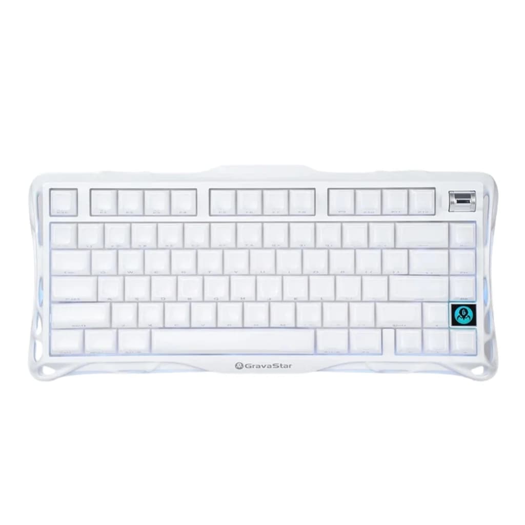 Gravastar Mercury K1 Wireless Rapid Trigger Gaming Keyboard - Opaline White