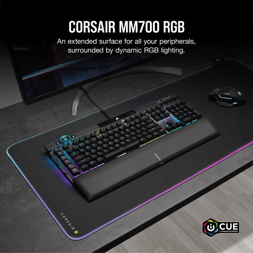 CORSAIR MOUSEPAD MM700 BLACK — thumbnail 6 of 7