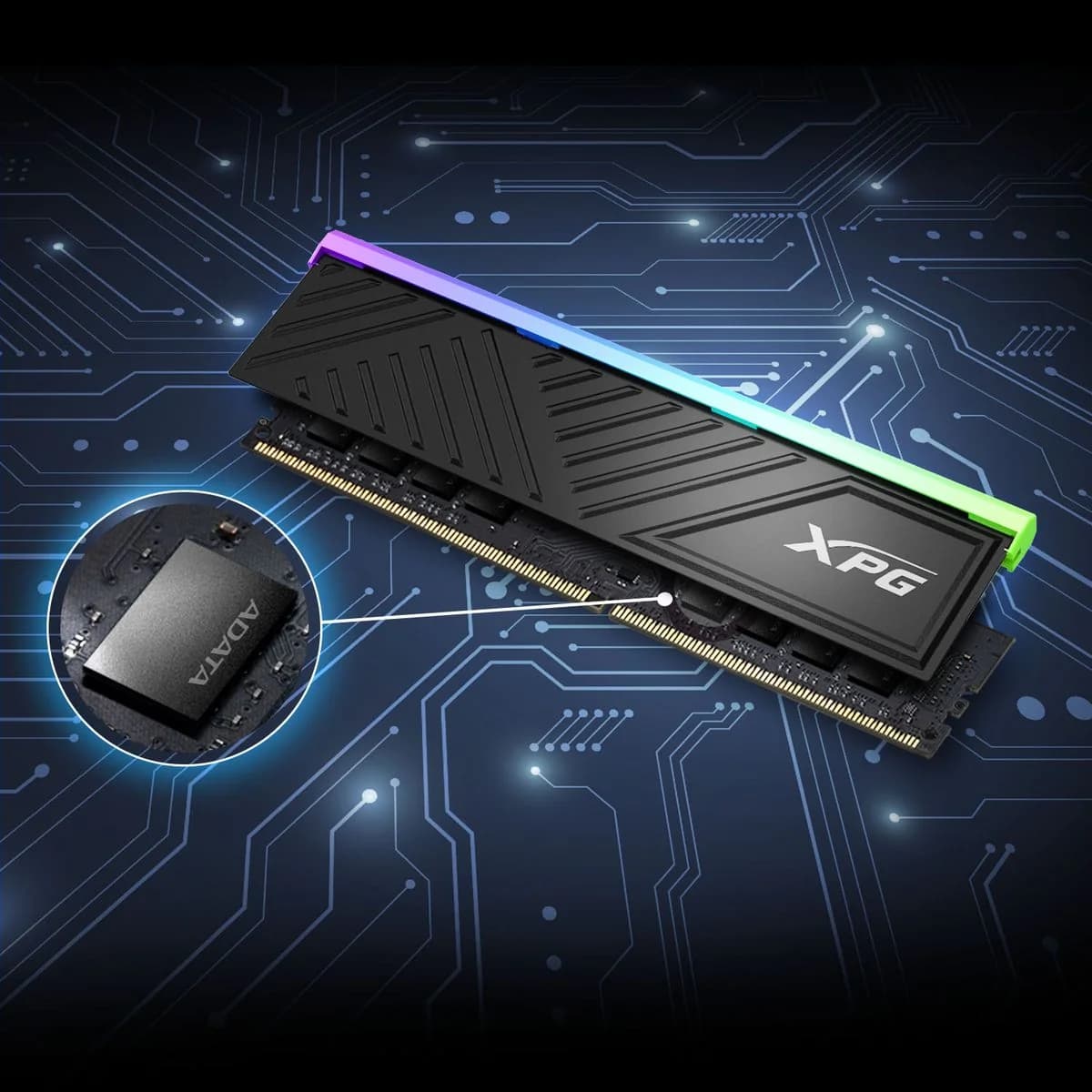 XPG SPECTRIX D35G RGB DDR4 3600MHz 16GB (2×8GB) CL18 UDIMM 288‑Pins Desktop SDRAM DDR4 Dual Channel RAM — thumbnail 4 of 10