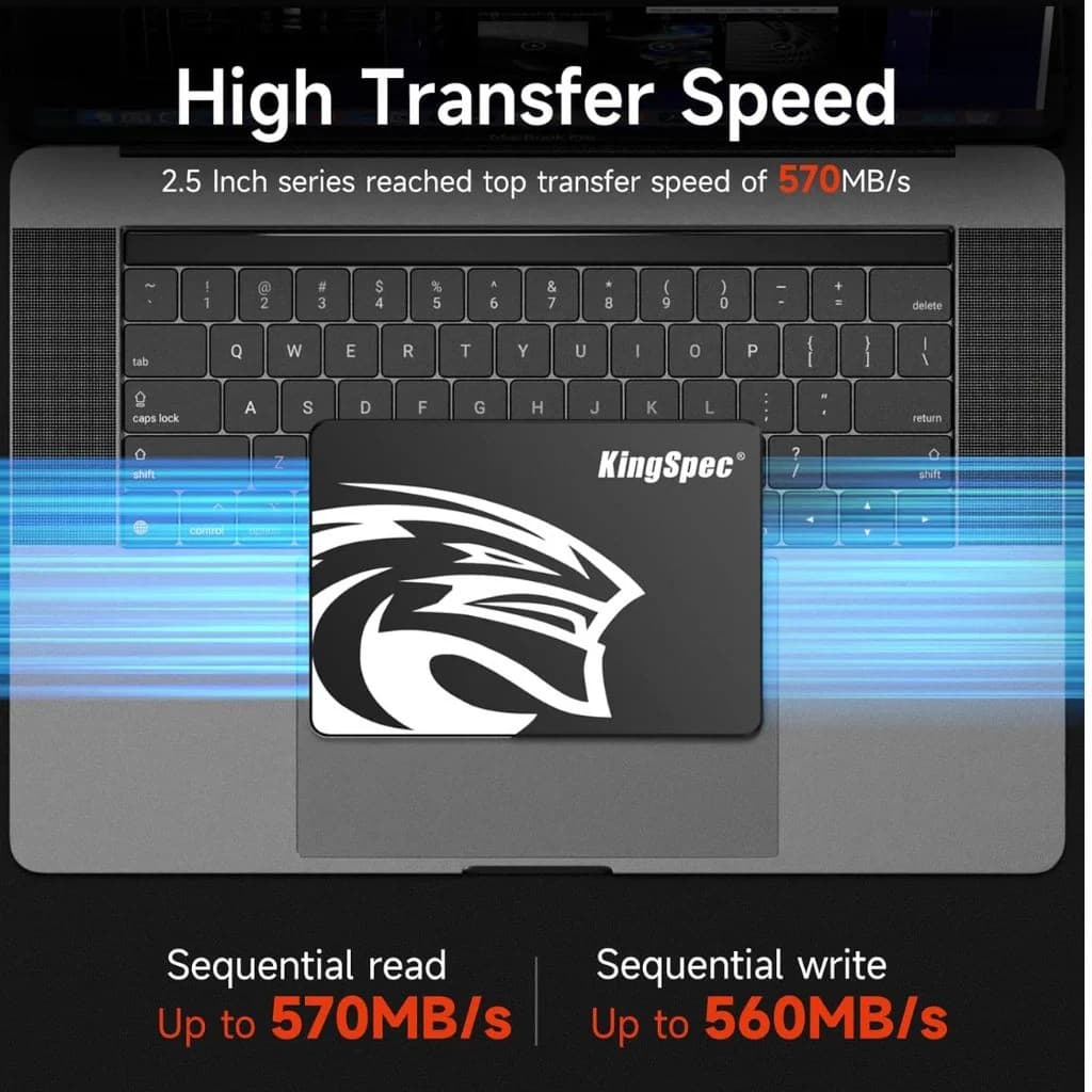 KingSpec 1TB SSD - SATA 2.5 — thumbnail 2 of 6