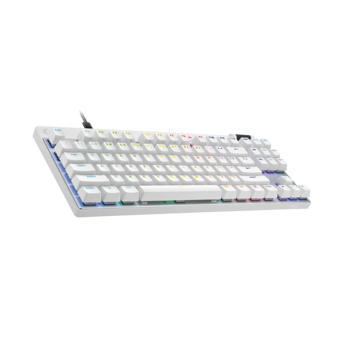 Logitech G PRO X TKL RAPID Wired Gaming Keyboard - White — thumbnail 3 of 5
