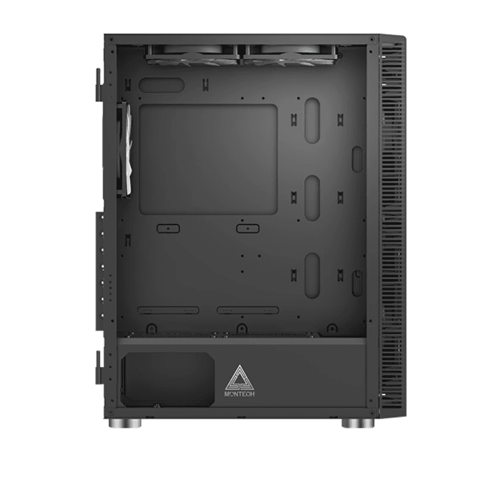 CASE MONTECH X3 BLACK WITH 6 FANS — thumbnail 3 of 6
