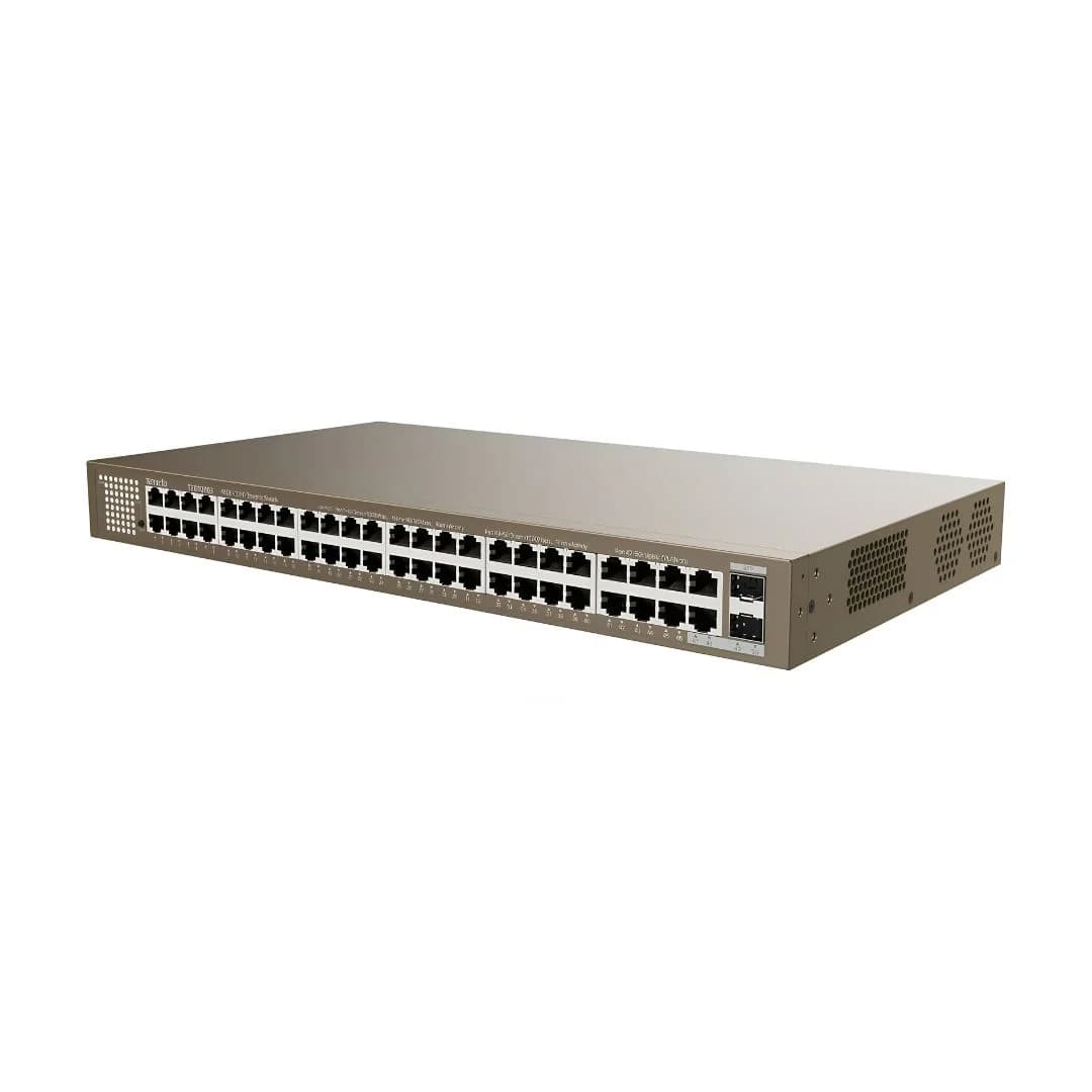 Tenda TEG1050F 48-Port Gigabit + 2-Port SFP - Ethernet Network Switch — thumbnail 2 of 3