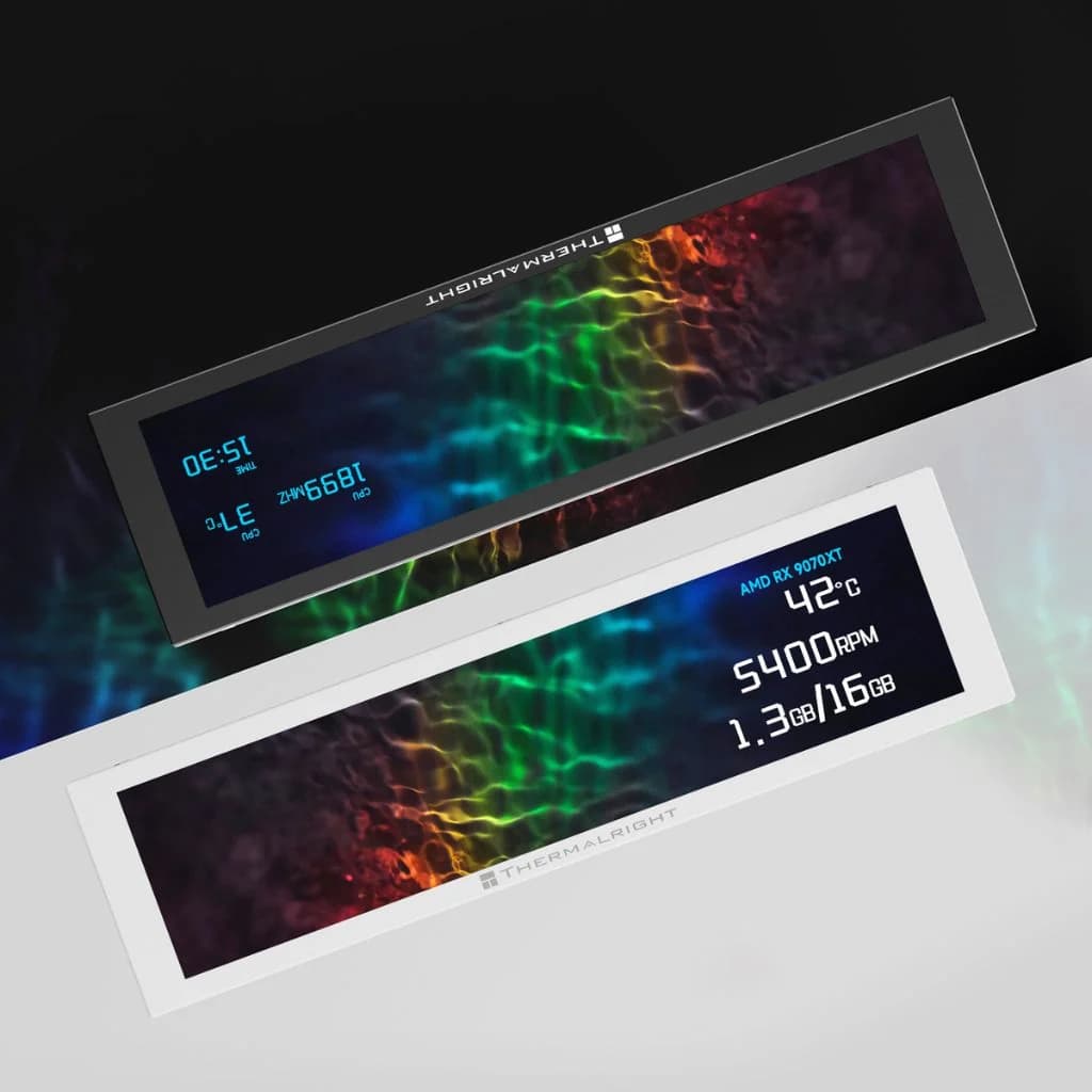 Thermalright Trofeo Vision 9.16" LCD Screen - White — thumbnail 4 of 4