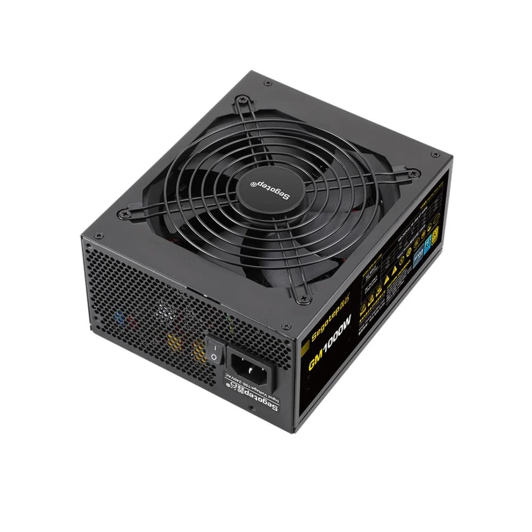 Segotep GM1000W 1000W Gold 80+ Full Modular 80+, PCIe 5.1 & ATX 3.1 - Black — thumbnail 3 of 6