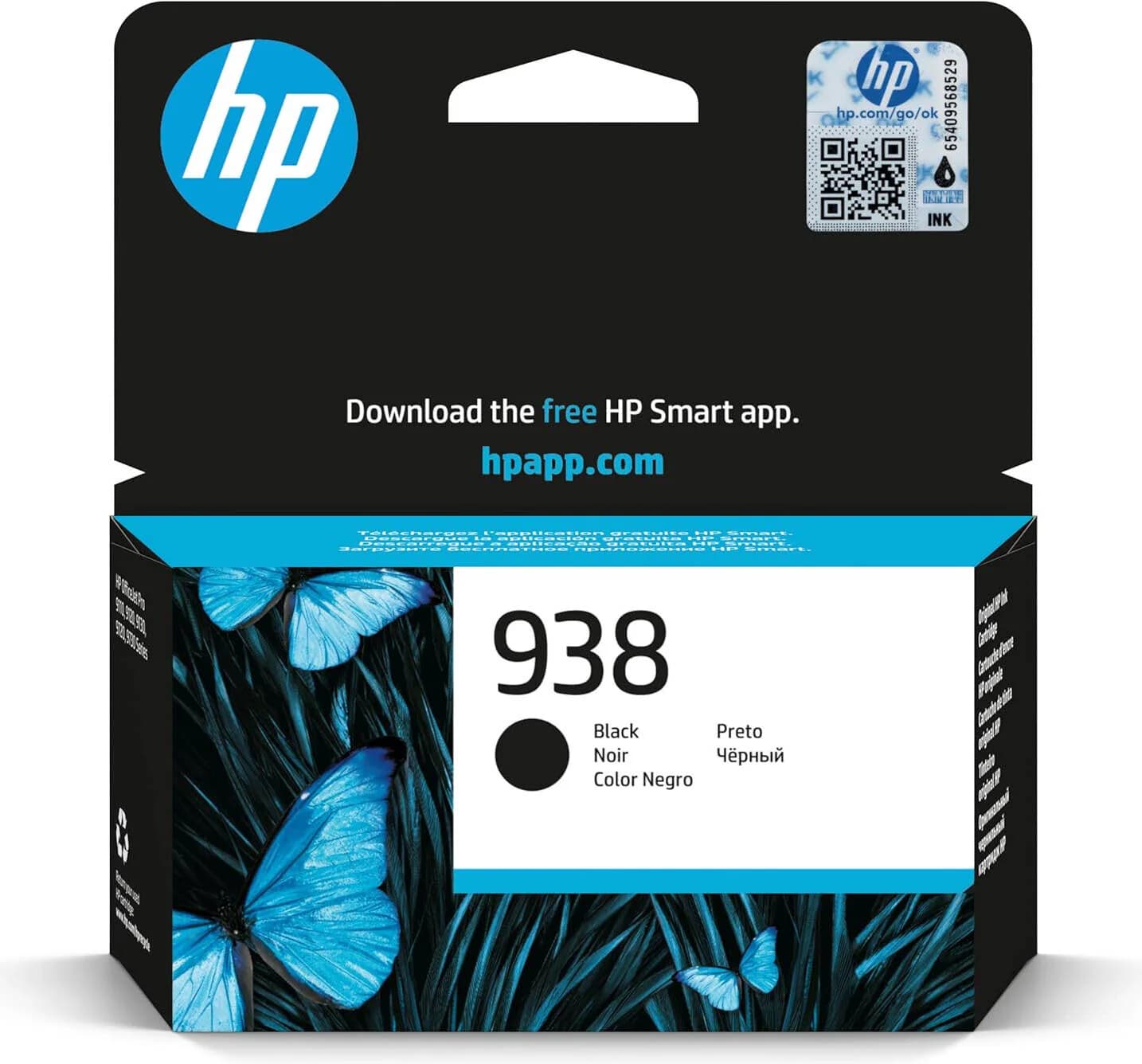 HP 938 Original Ink Set (Black + Cyan + Magenta + Yellow) – Approx. 1,250 B/W / 1,000–1,300 Color Pages – Sold as a Set of Four Cartridges — thumbnail 2 of 5