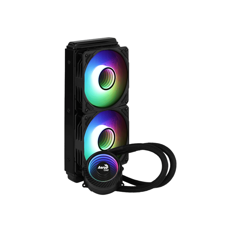AEROCOOL FAN COOLING LIQUID MIRAGE L240 240mm ARGB BLACK — thumbnail 2 of 2