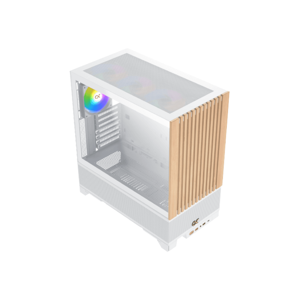 XIGMATEK ENDORPHIN WD ARCTIC– E-ATX Mid-Tower PC Case – White — thumbnail 4 of 7