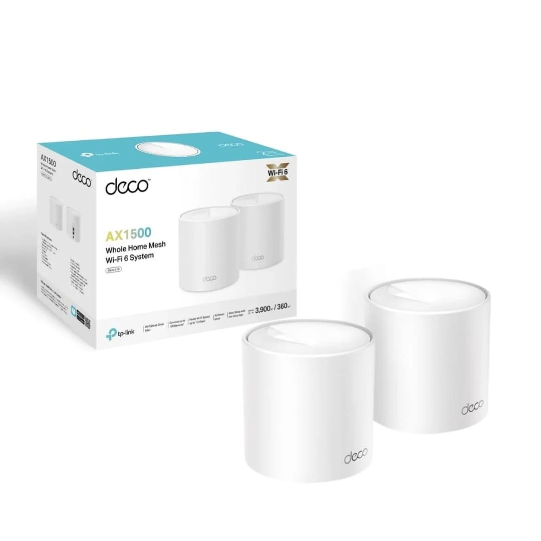 TP-Link Deco X10 AX1500 Whole Home Mesh Wi-Fi 6 System 2-Pack