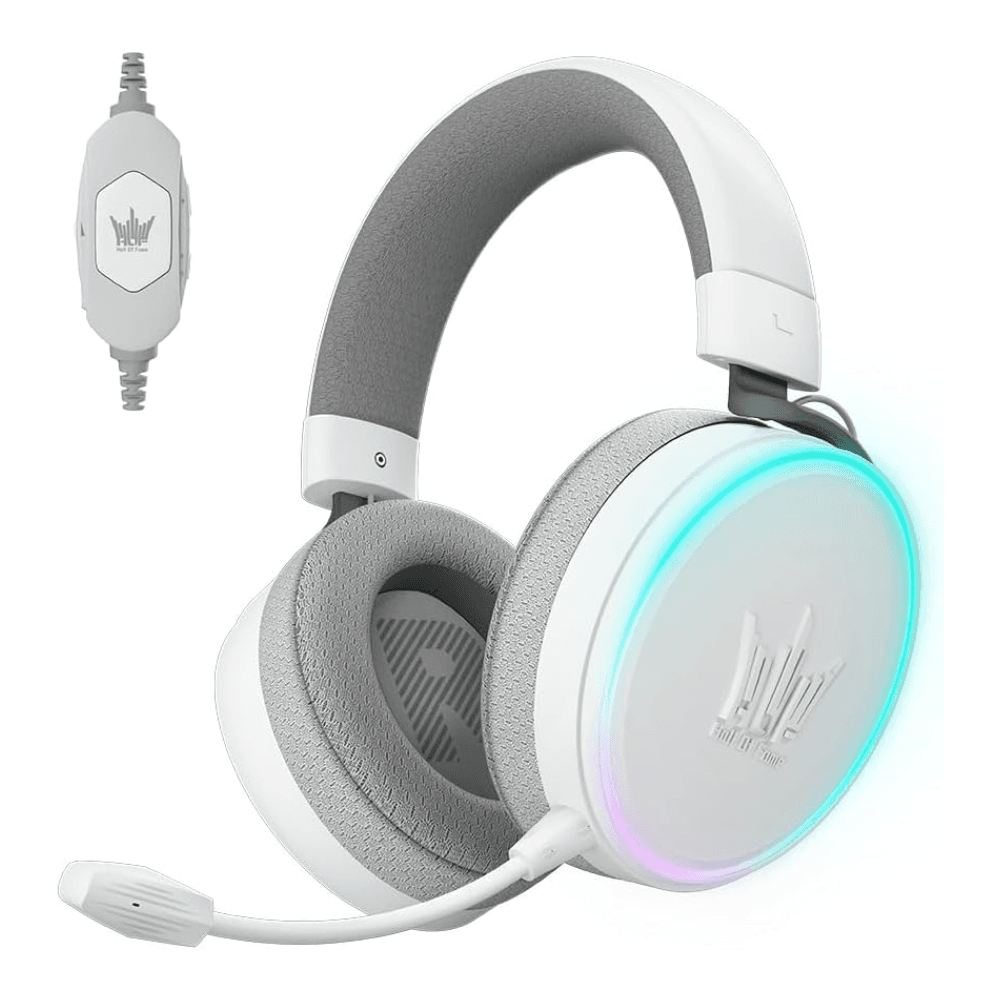 GALAX HOF Maestro Matte 7.1 USB RGB Gaming Headset – White