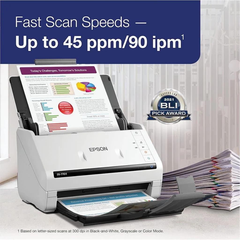 Epson DS-770 II - Color Duplex Document Scanner — thumbnail 3 of 6