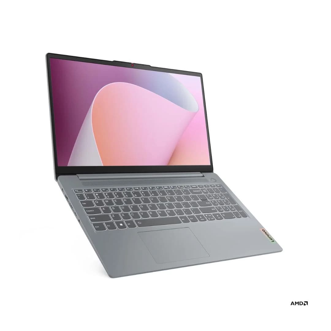 Lenovo IdeaPad Slim 3 15ABR8 (B5PS), AMD Ryzen 5-5625U, RAM 8GB, SSD 512GB, AMD Radeon Graphics, 15.6 Inch FHD, Arctic Grey — thumbnail 1 of 6