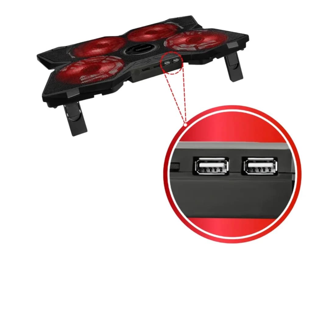 Promate AirBase-3 Ergonomic Laptop Cooling Pad — thumbnail 4 of 5
