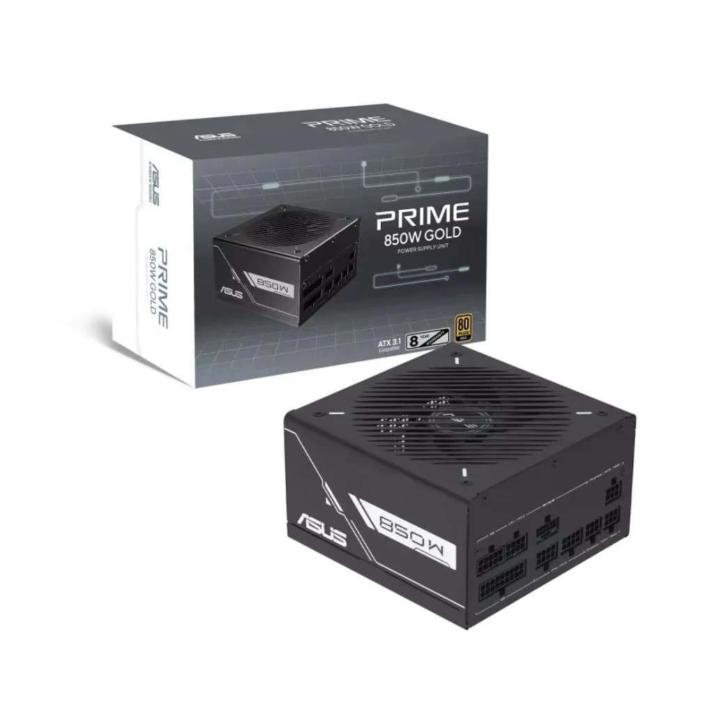 ASUS Prime 850G - 850W Gold Fully Modular PSU - Black