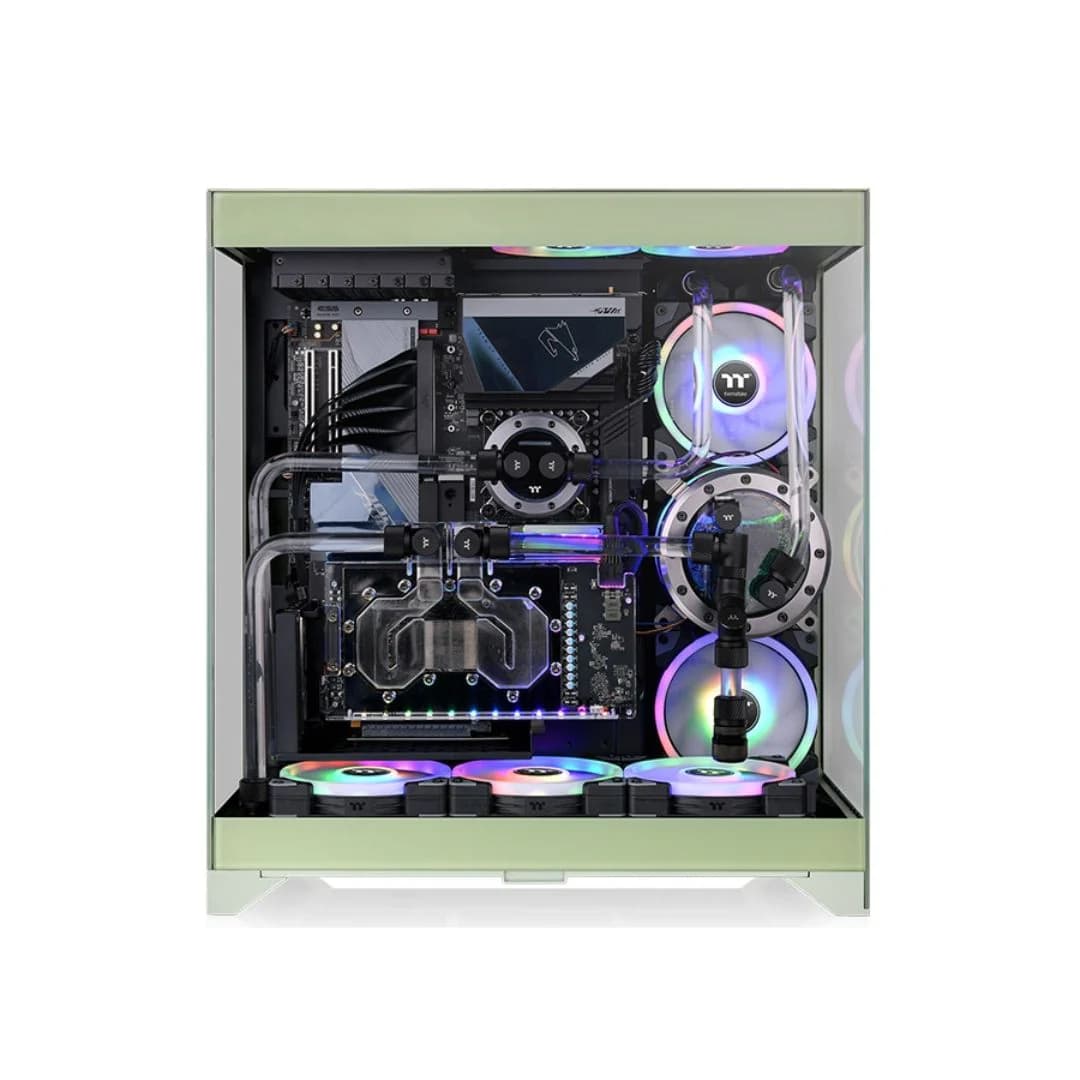 Thermaltake CTE E550 TG Mid Tower - Matcha Green — thumbnail 2 of 5