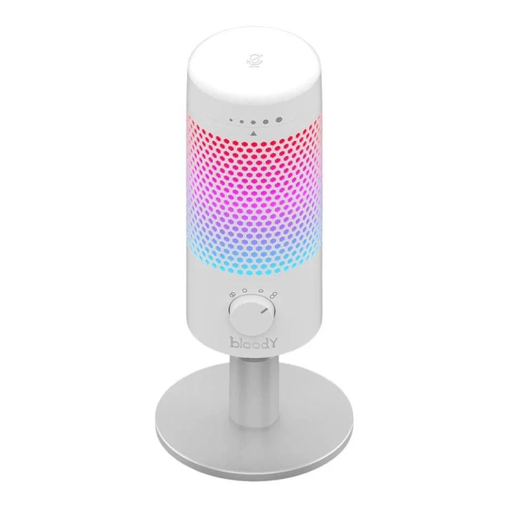 Bloody GM50 Pro USB Streaming Microphone – 4 Polar Patterns, RGB Lighting, Tap-to-Mute, High-Fidelity Sound for PC, Mac & Consoles — thumbnail 2 of 8