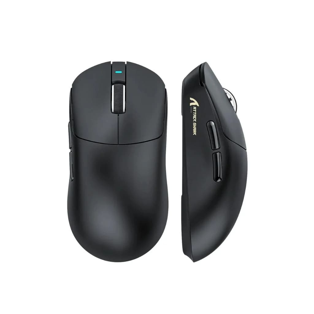 ATTACK SHARK X8 Ultra Tri-mode Wireless Gaming Mouse - Black — thumbnail 2 of 4