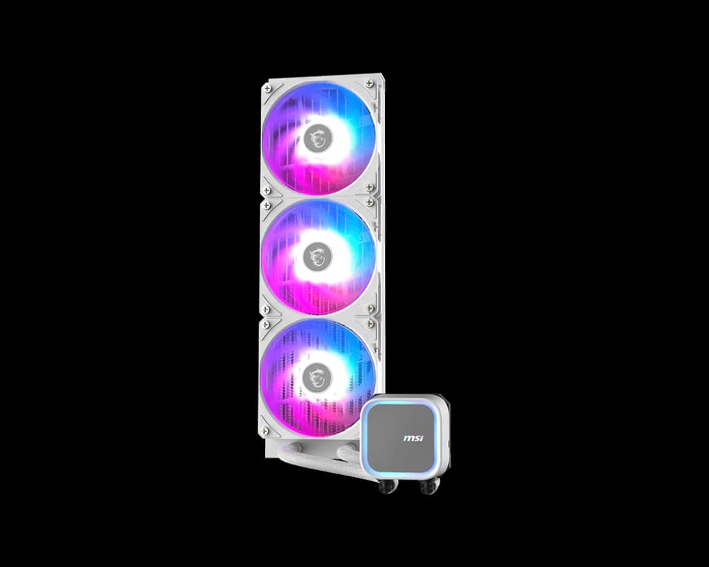 MSI MAG CORELIQUID A13 360 AIO Liquid Cooler – 360mm Radiator, ARGB, CycloBlade Fans, Copper Base, LGA1700/AM5 Support — thumbnail 5 of 9