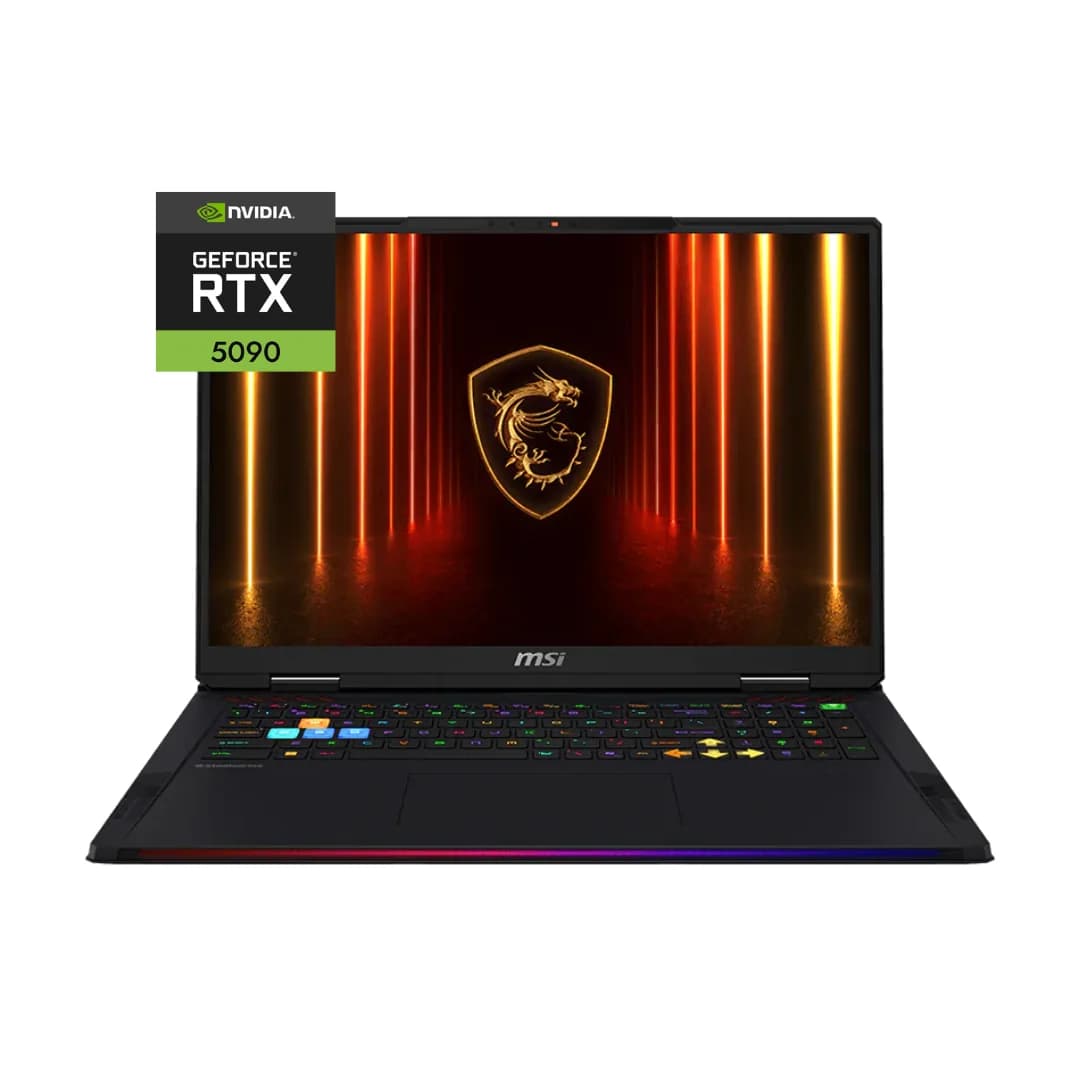 MSI Raider A18 HX A9WIG-205AE, AMD Ryzen 9-9955HX3D, RAM 64GB, SSD 2TB, NVIDIA RTX 5090 24G, 18 Inch UHD+ (4k+) 120Hz, Core Black