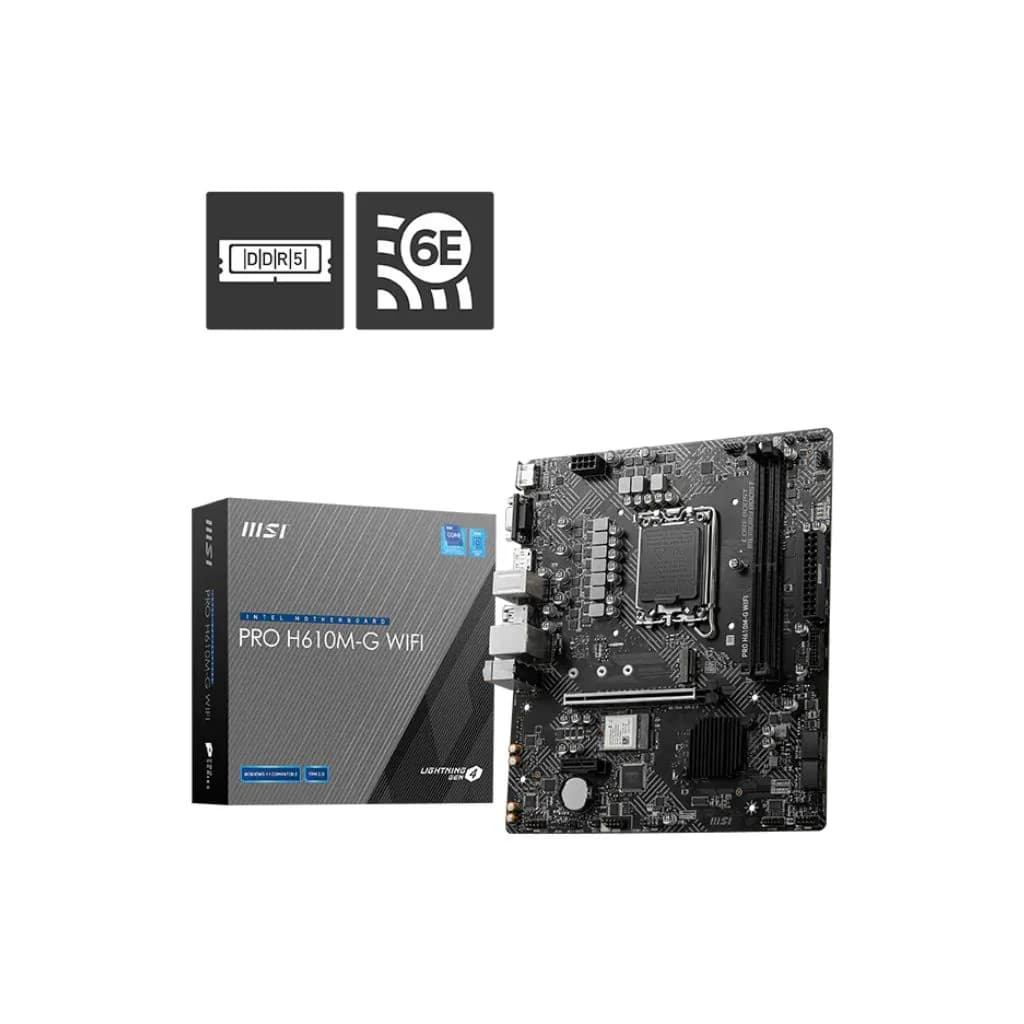 MB MSI PRO H610M-G WIFI D5  Motherboard