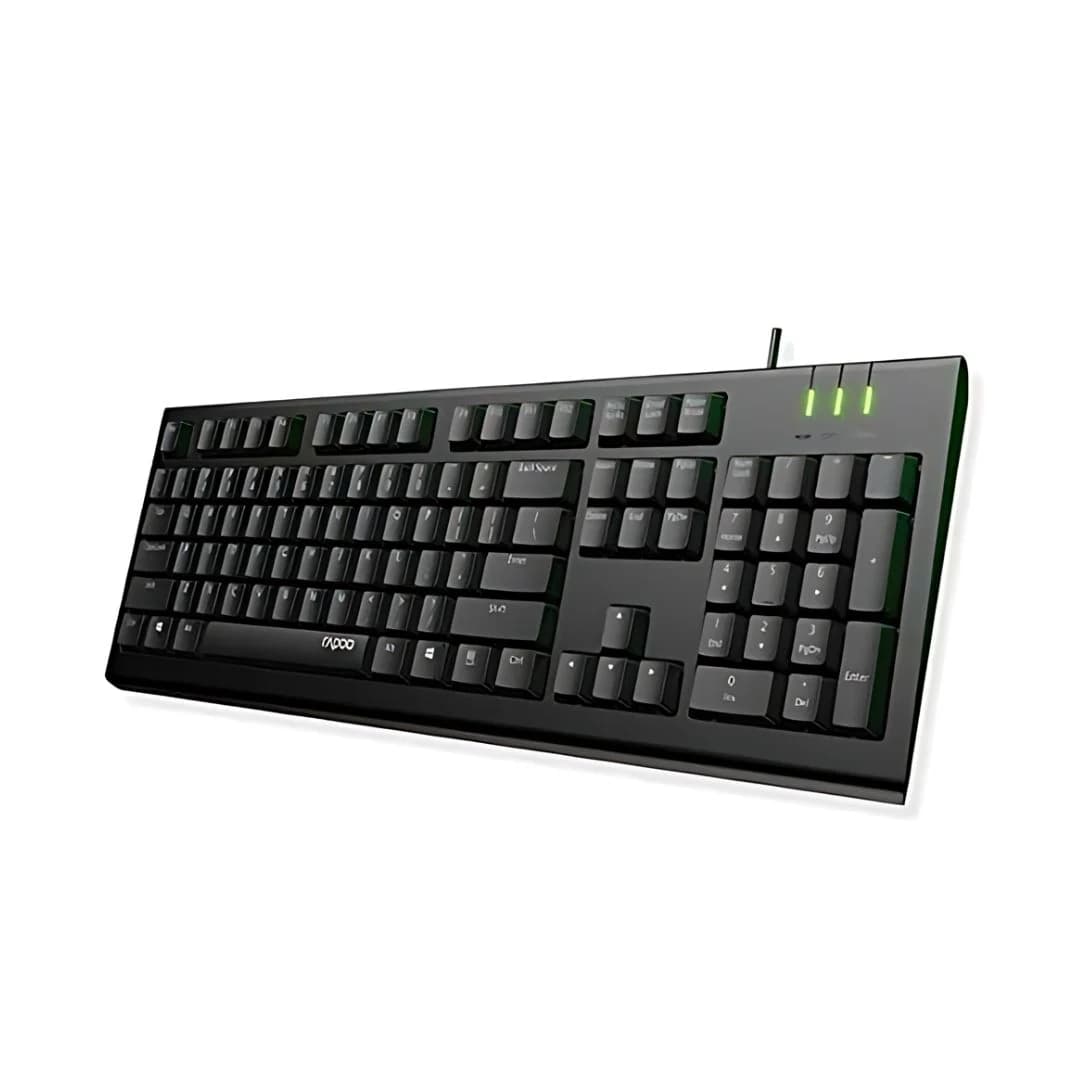 Rapoo NK1900 Wired Keyboard Noiseless Keys — thumbnail 2 of 2