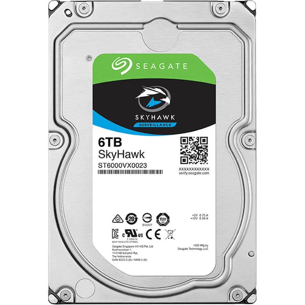 Seagate SkyHawk 3.5" Internal Surveillance HDD - 6TB — thumbnail 2 of 6